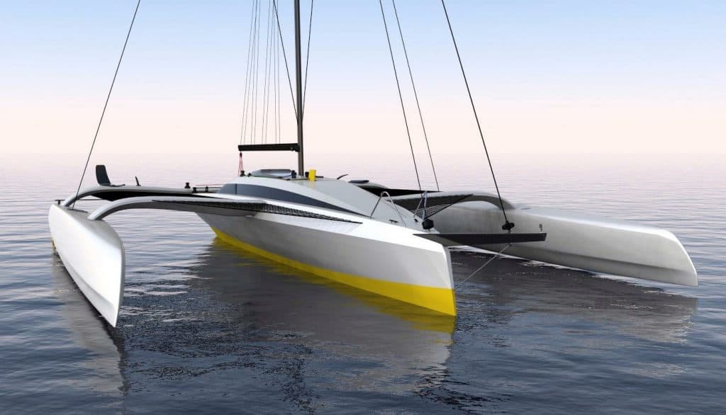 what is trimaran sailboat