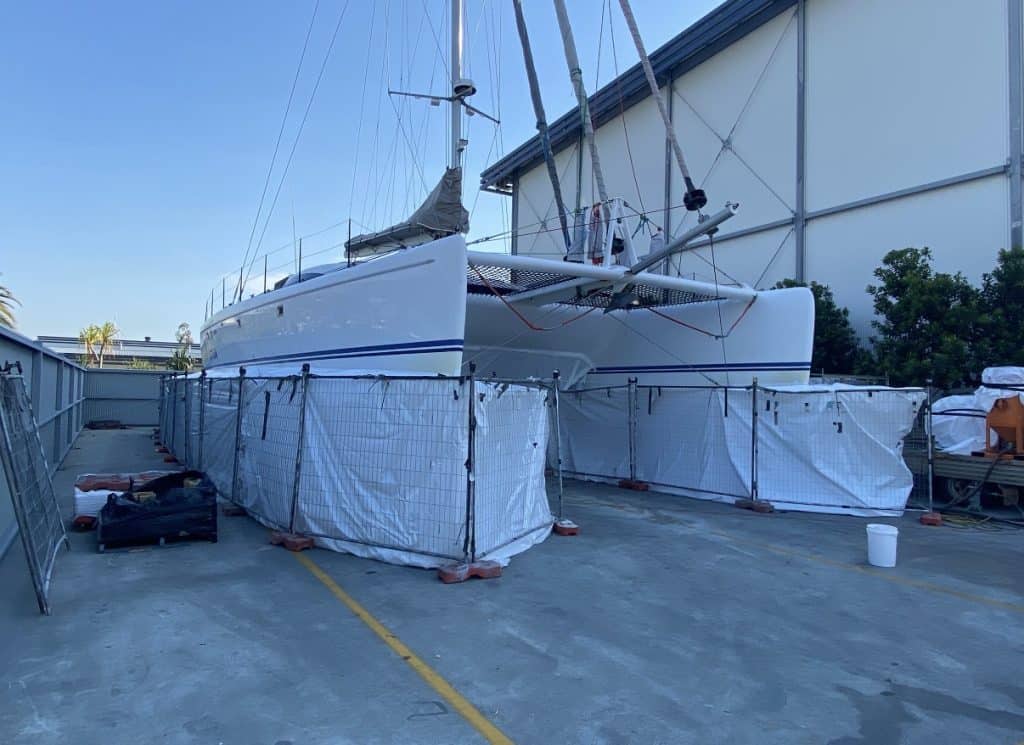 sandblasting MMA 2 | Sandblast Now - experience the Performance | The Boat Works